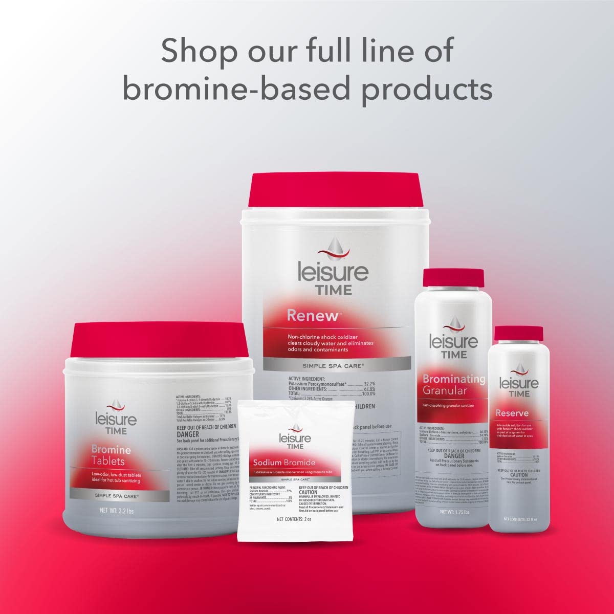 Leisure Time BE1 start-up steps guide spa owners toward steady bromide reserve.