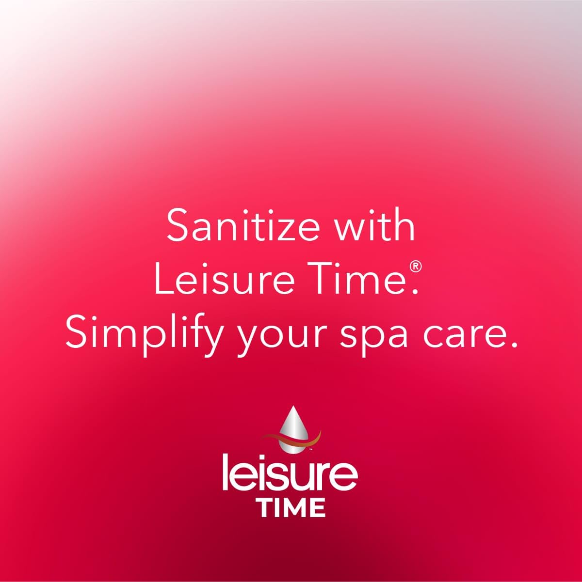 Leisure Time bromine tablets low odor dust close-up, reducing spa-dosing mess.