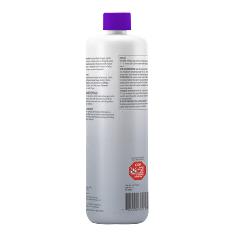 Leisure Time Defender Liquid label closeup highlights anti-scaling formula for clear spa water