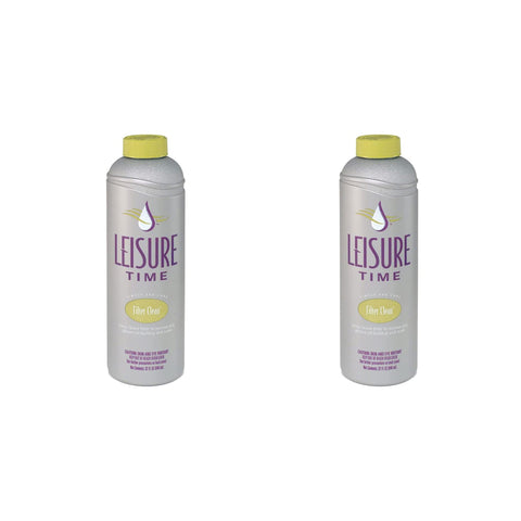 Leisure Time O-02BX filter clean bottle 1qt promotes cleaner filters and clearer spa water