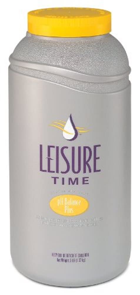 Leisure Time pH Balance Plus bottle for easy spa water pH stabilization.