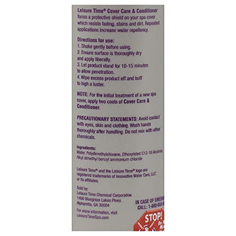 Leisure Time Spa 3192A spa cover finish after treatment