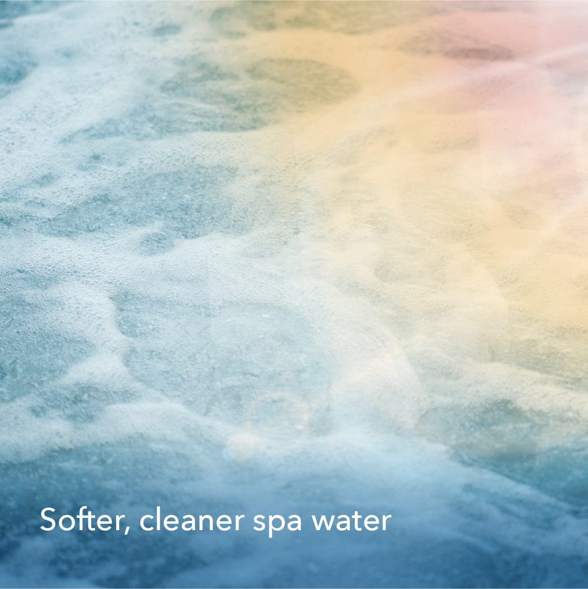 Leisure Time Spa Mineral Purifier in filter well maintains clear water with ease.