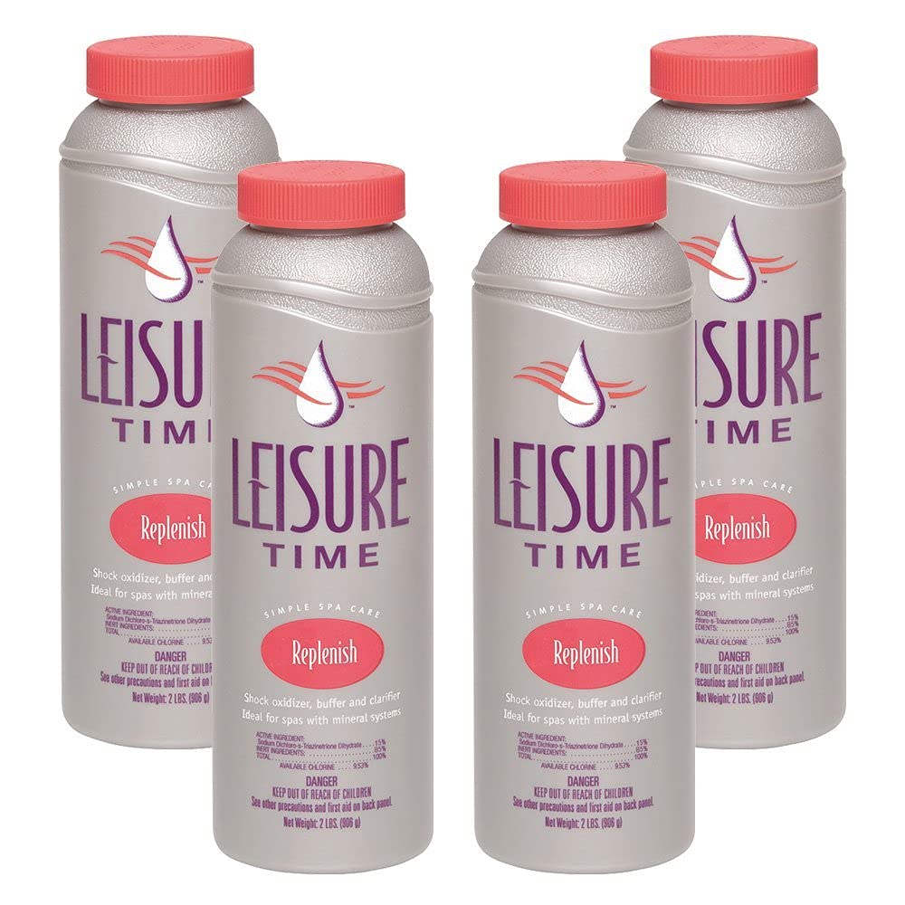 Leisure Time Spa Replenish bottle for rapid spa water treatment and clarity.
