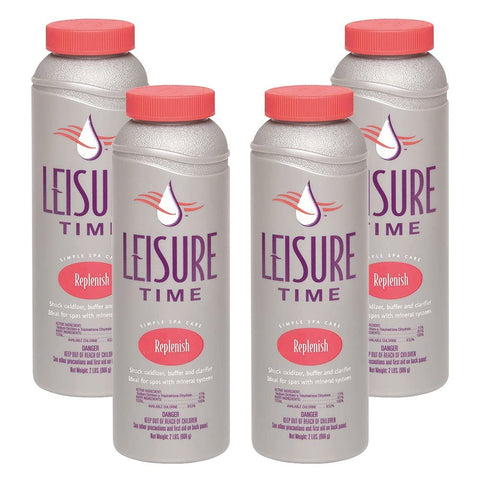 Leisure Time Spa Replenish bottle for rapid spa water treatment and clarity.
