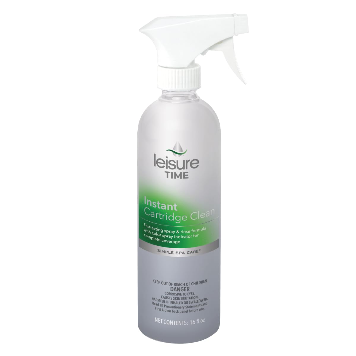 Leisure Time Instant Cartridge Clean bottle for quick filter refresh and easier maintenance.