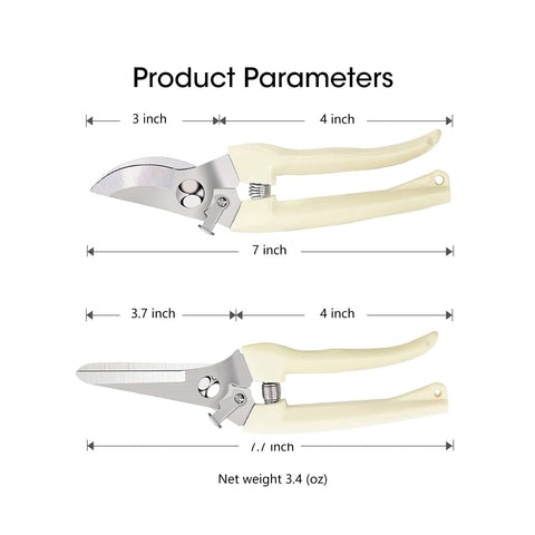 Leize Flower Scissors Set with rounded tip for safe trimming.