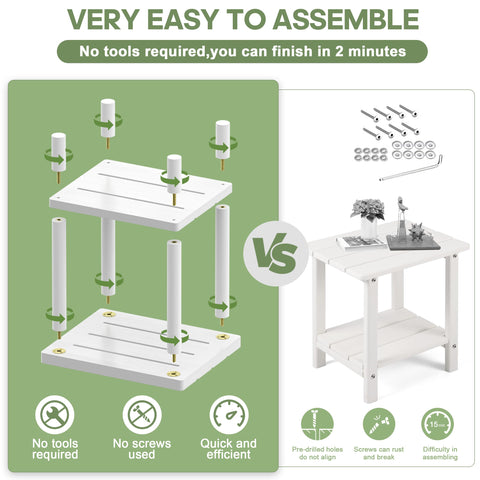 LEJANEOYE easy-assembly design with no tools required for quick setup.