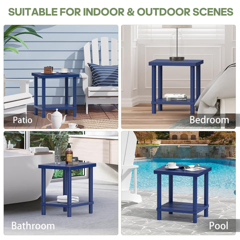 LEJANEOYE complements Adirondack chairs and poolside seating for casual gatherings.