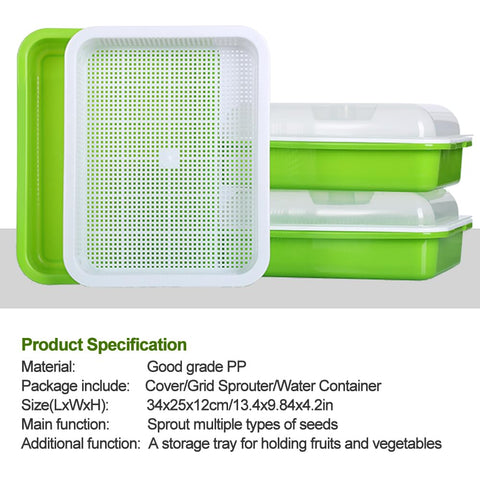 LeJoy Garden large-capacity sprouter fits many seeds at once