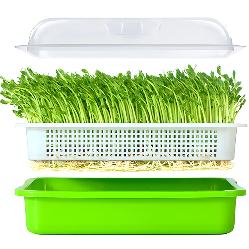 LeJoy Garden seed sprouter tray cover for heat retention and moisture control