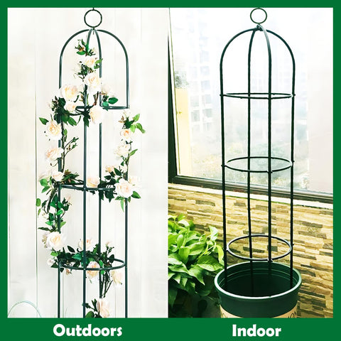 LeJoy Garden decorative trellis enhances yard aesthetics with climbers