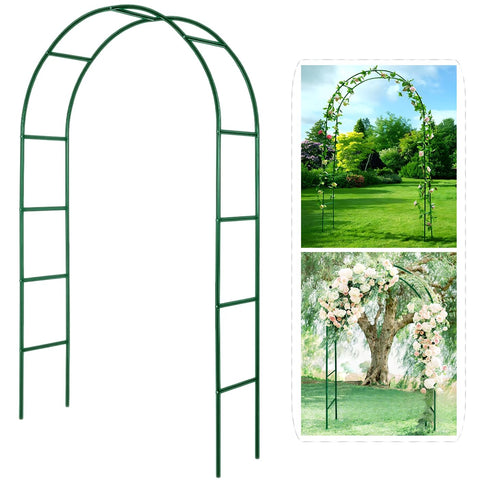 LeJoy Garden metal pergola arbor assembly guide for a graceful arch.