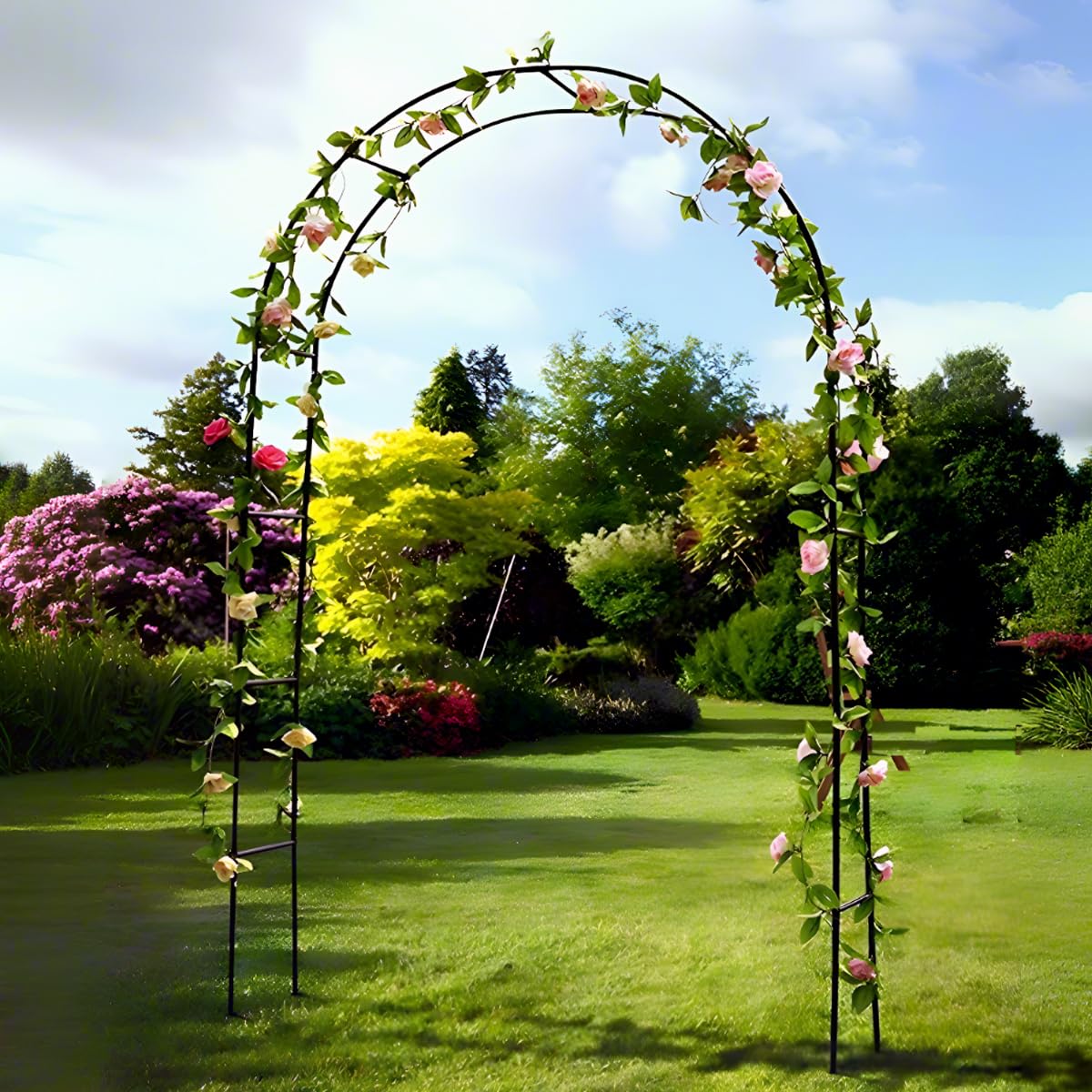 LeJoy Garden metal pergola arbor venue setup for events