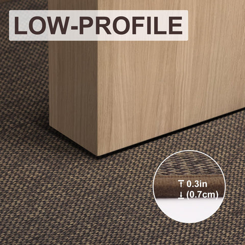 LEKEEPGO door mat 17x29 washable design makes cleaning simple and quick.