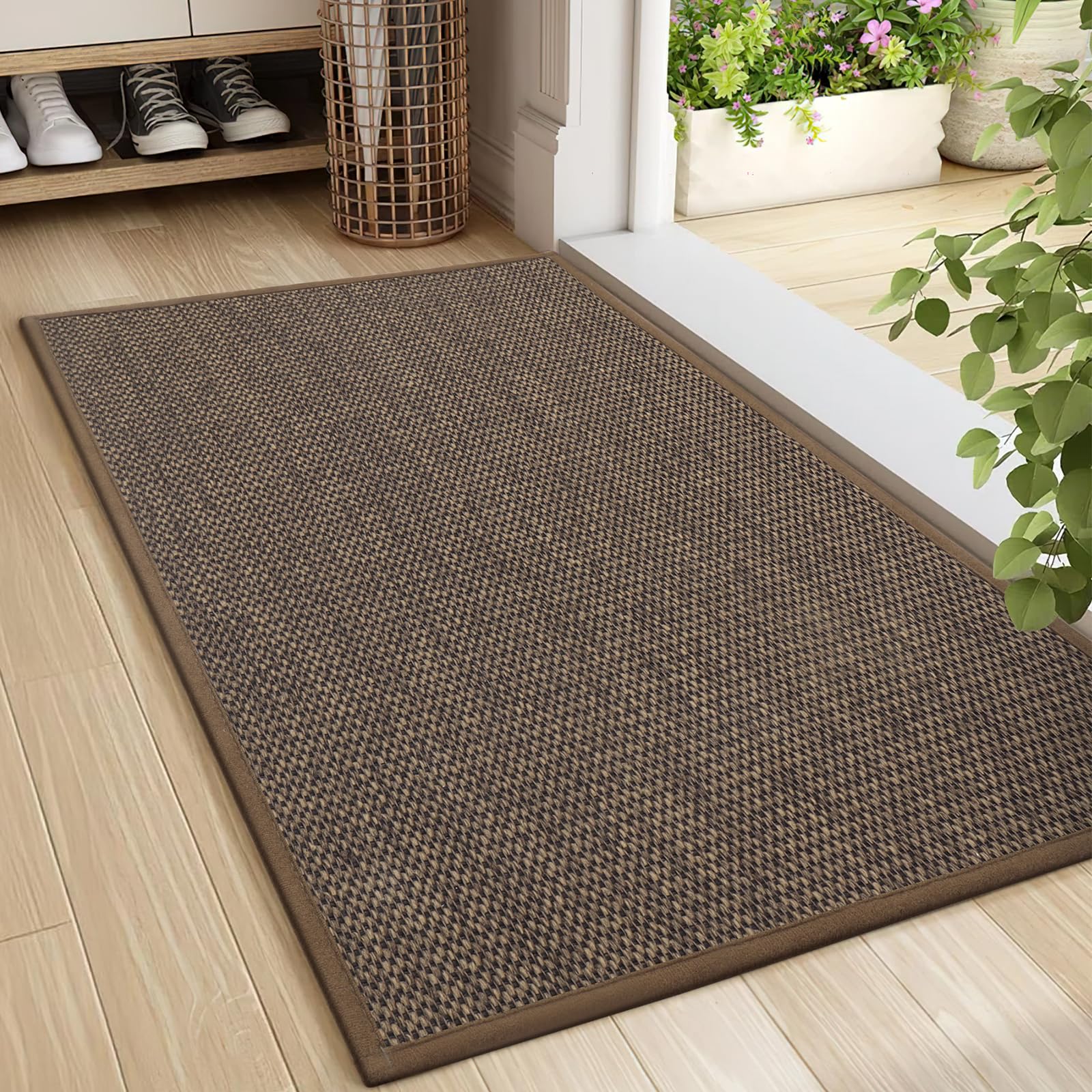 LEKEEPGO door mat 24x36 absorbs moisture to keep floors dry