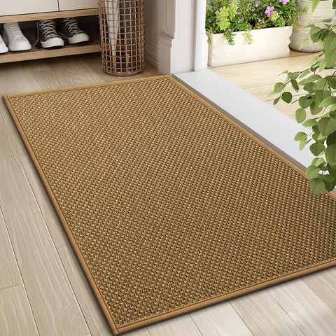 LEKEEPGO door mat 24x36 absorbent traps moisture and dirt at entry