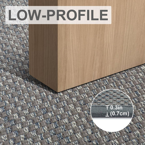 LEKEEPGO door mat for rainy weather helps trap moisture and dirt