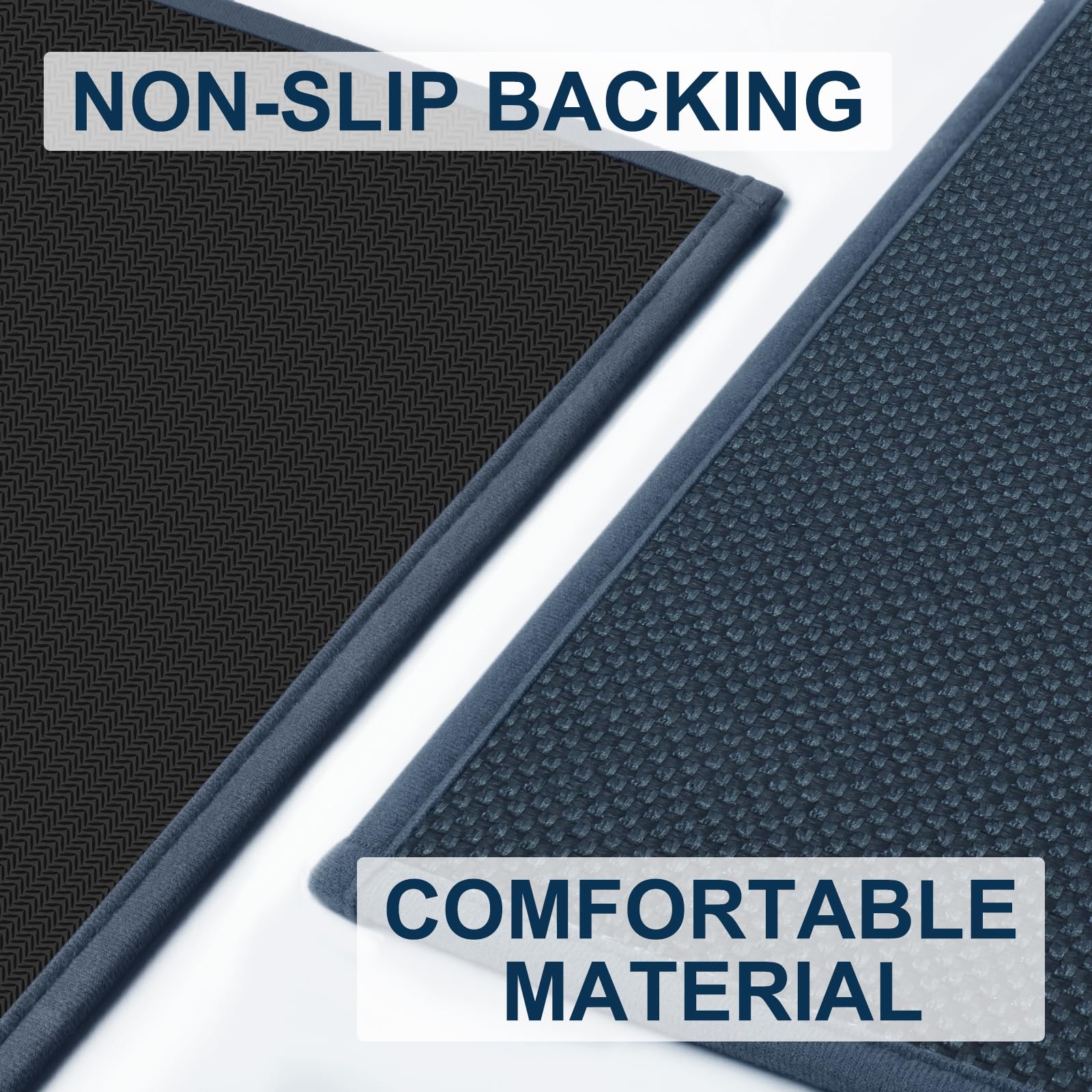Texture detail of LEKEEPGO mat highlighting absorbent fibers for dirt removal