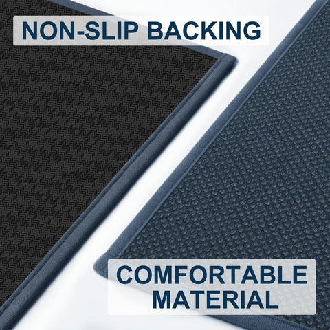 Texture detail of LEKEEPGO mat highlighting absorbent fibers for dirt removal
