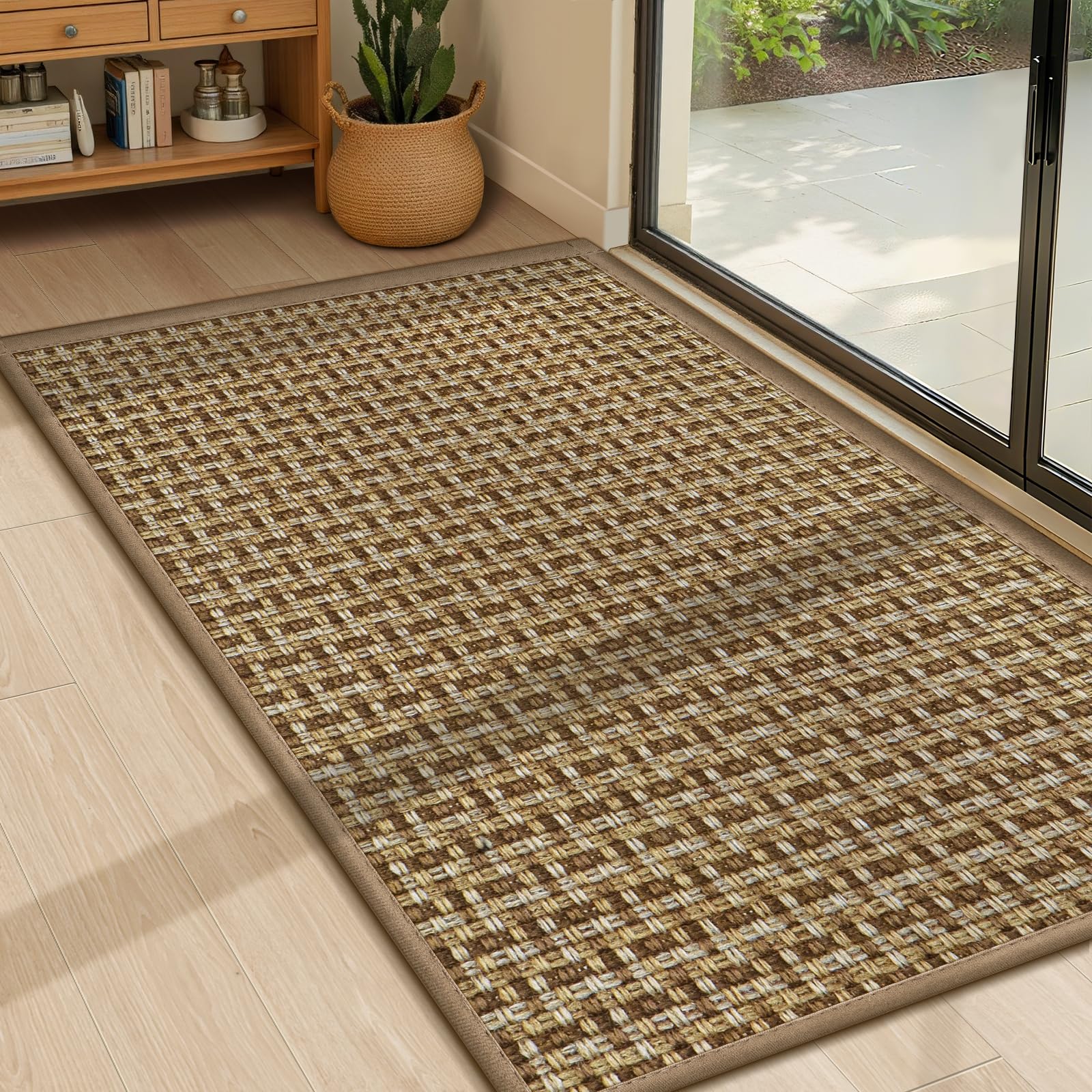 LEKEEPGO door mat entrance 24x36 handles moisture and dirt at the doorway