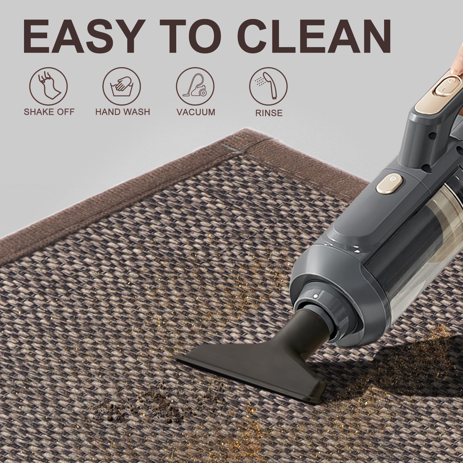 LEKEEPGO door mat ships rolled to prevent creases in transit.