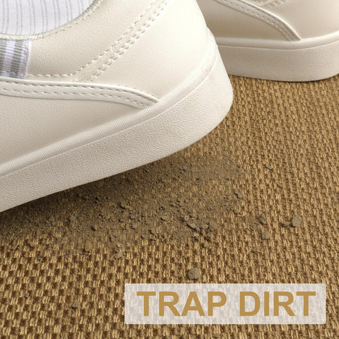 LEKEEPGO entryway dirt control mat helps reduce dirt tracks in busy homes.