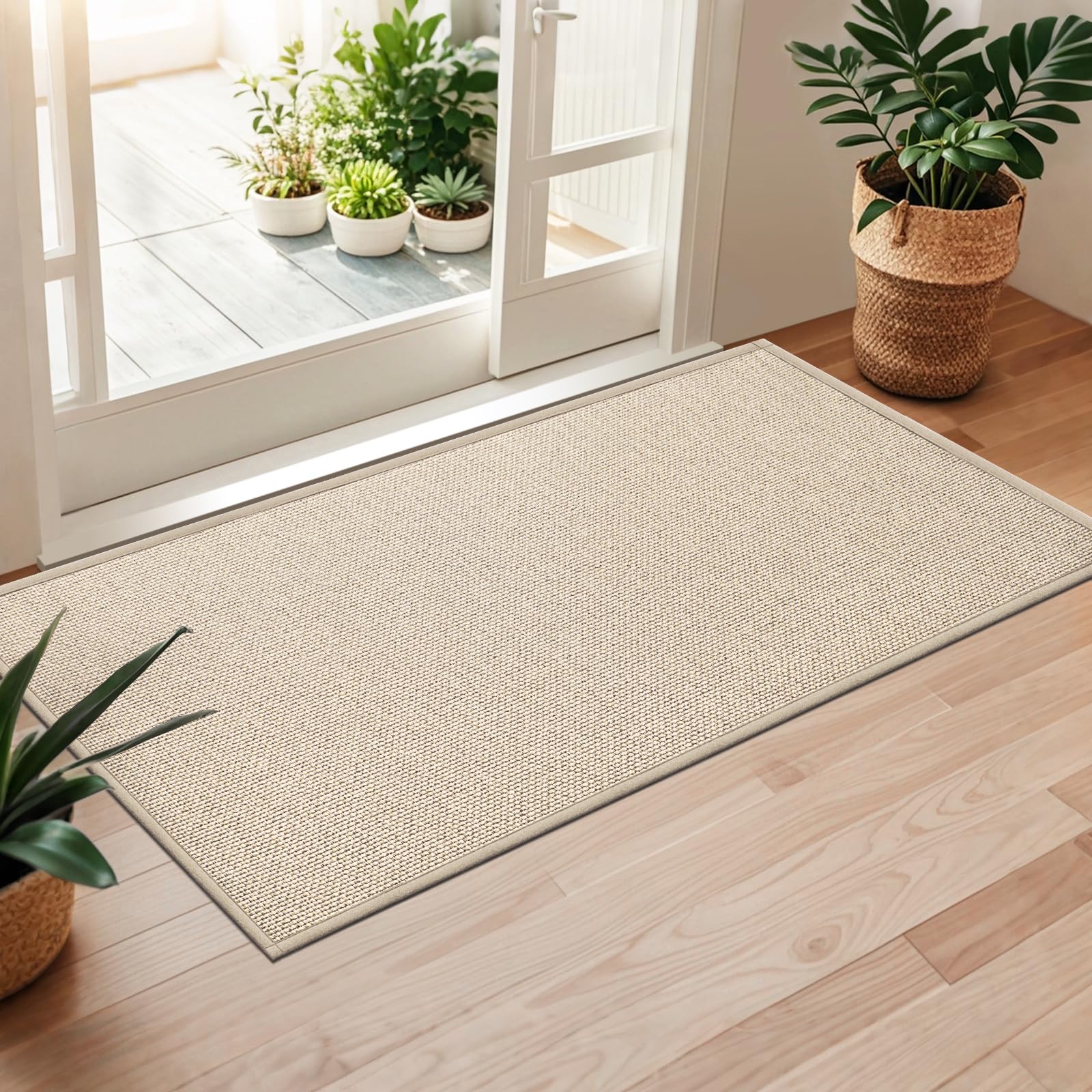 LEKEEPGO door mat entryway-use shows versatile placement for kitchens, foyers, and mudrooms.