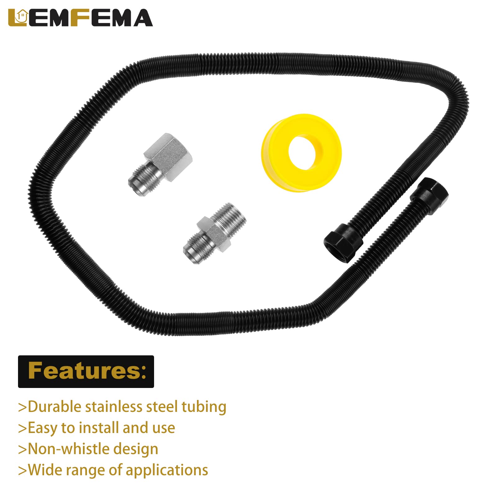Lemfema installation-friendly kit with included fittings for easier setup