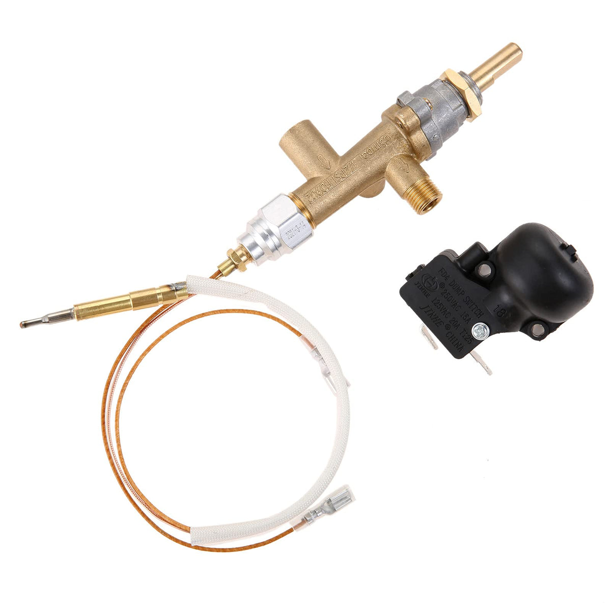 Lemfema propane thermocouple sensor kit assembly enabling reliable ignition outdoors.