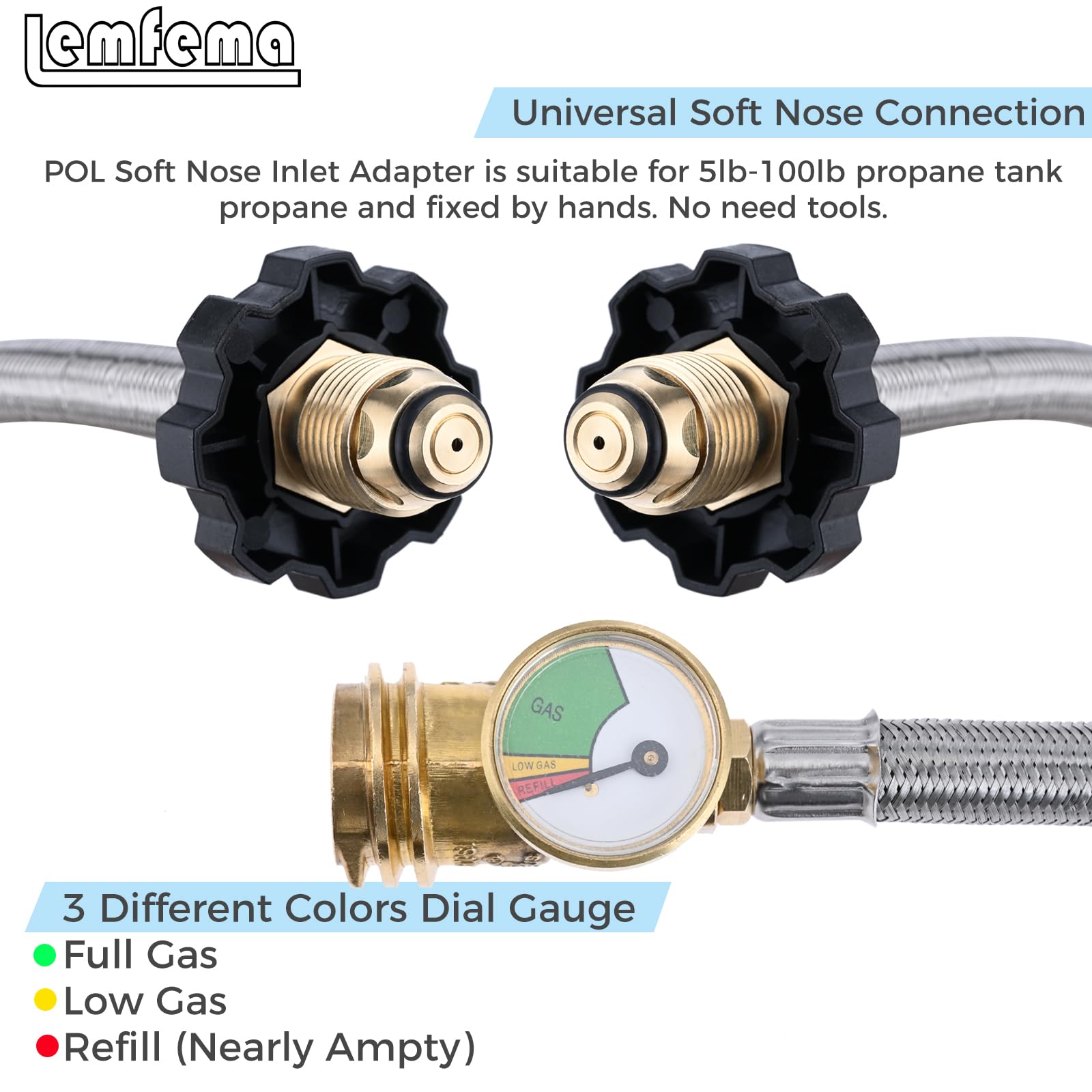 Lemfema QCC1-compatible connectors broaden RV, grill, and heater options