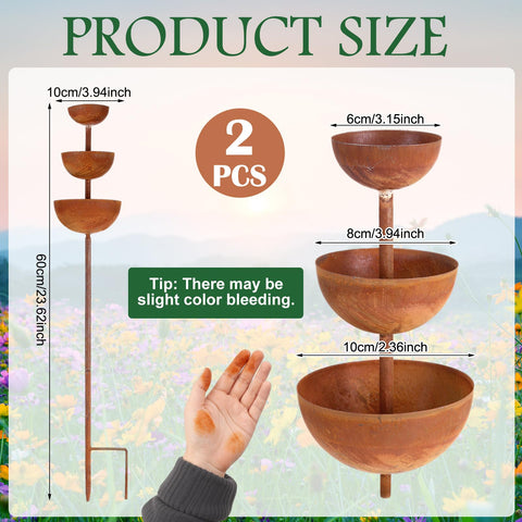 LemonRoad butterfly water feeder three-tier design supports garden insects.