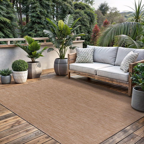 Lena Rug color-neutral beige, blends with diverse décor styles