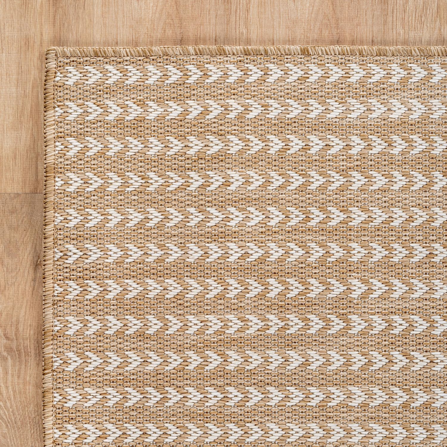Lena Rug flat weave non shedding design fits under furniture.
