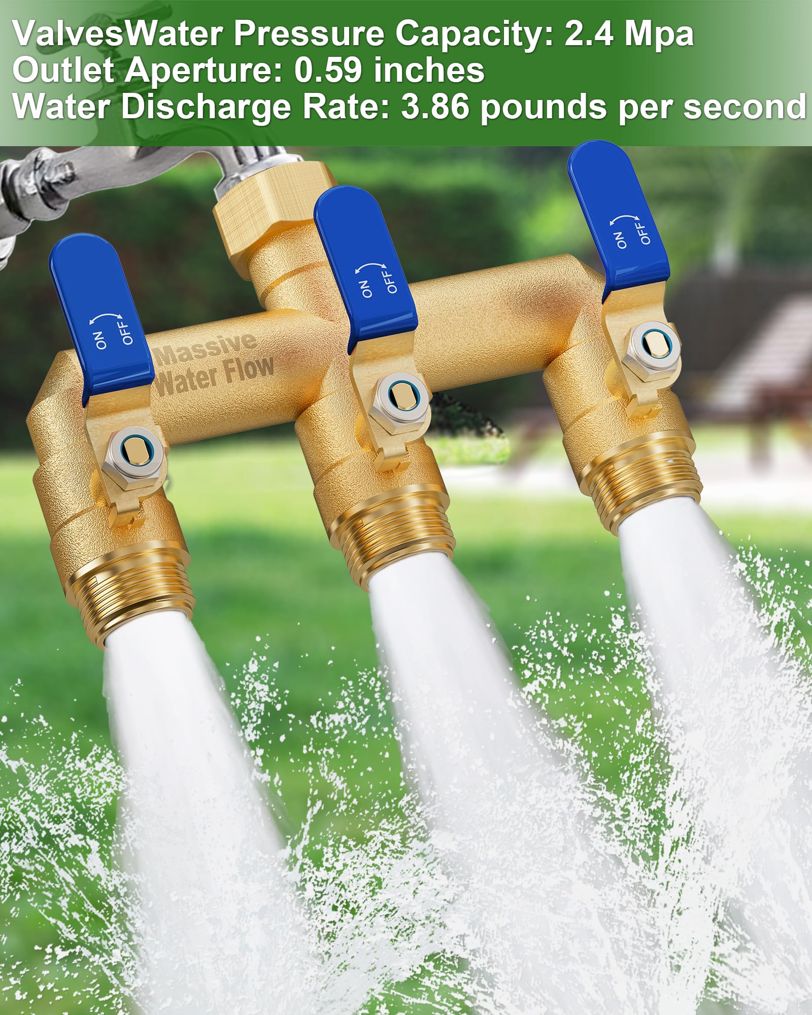 LNEZCDB heavy-duty brass construction resists wear and corrosion.