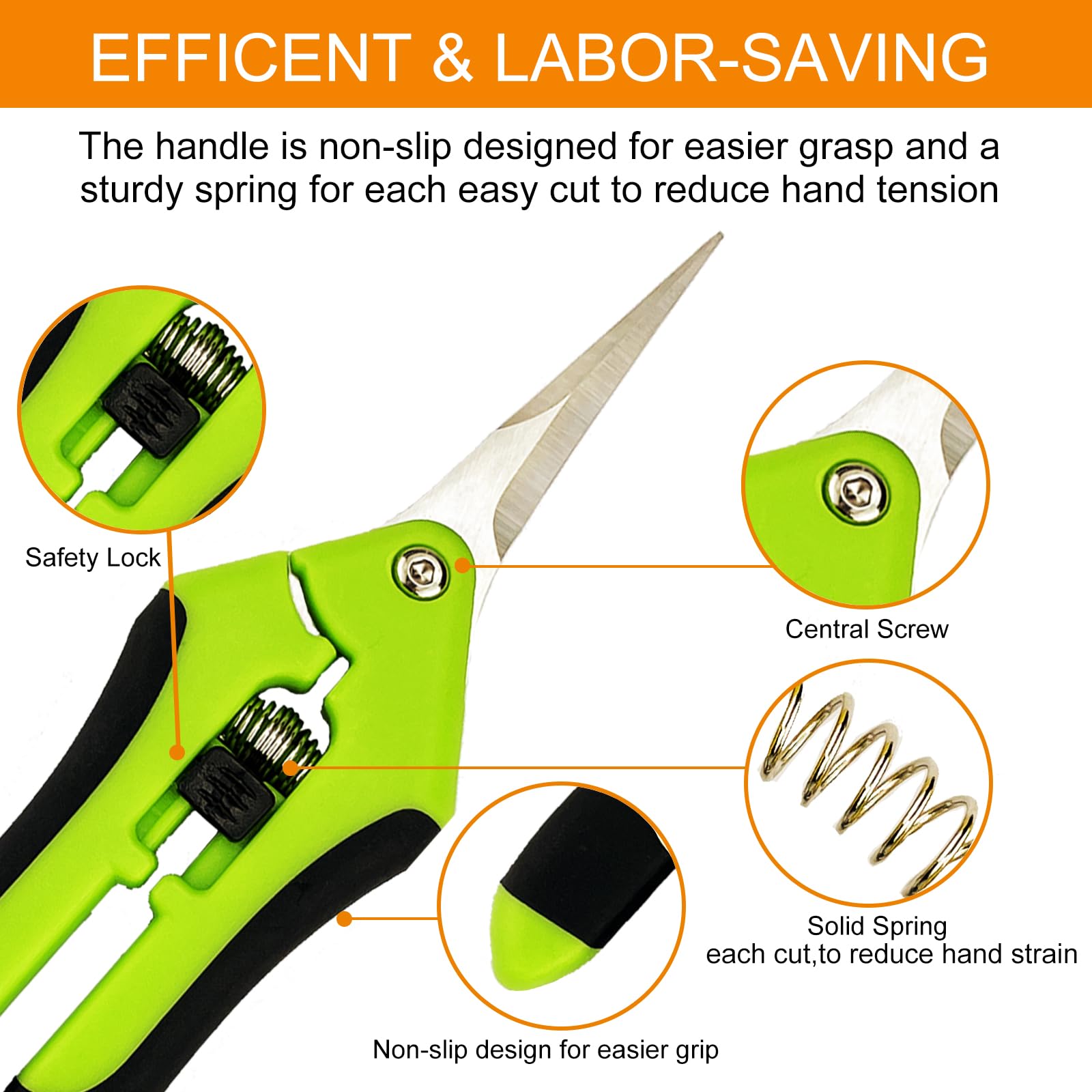 Lengnoyp ergonomic plant clippers simplify garden tasks with confident control.