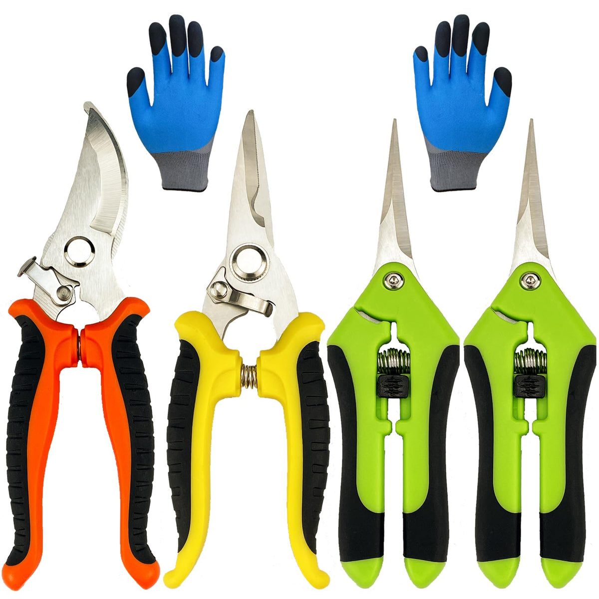 Lengnoyp pruning shears curved blade for precise trimming of stems.
