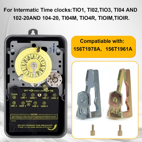 Lenpestia durable metal timer clip suitable for long-lasting pool timer operation.