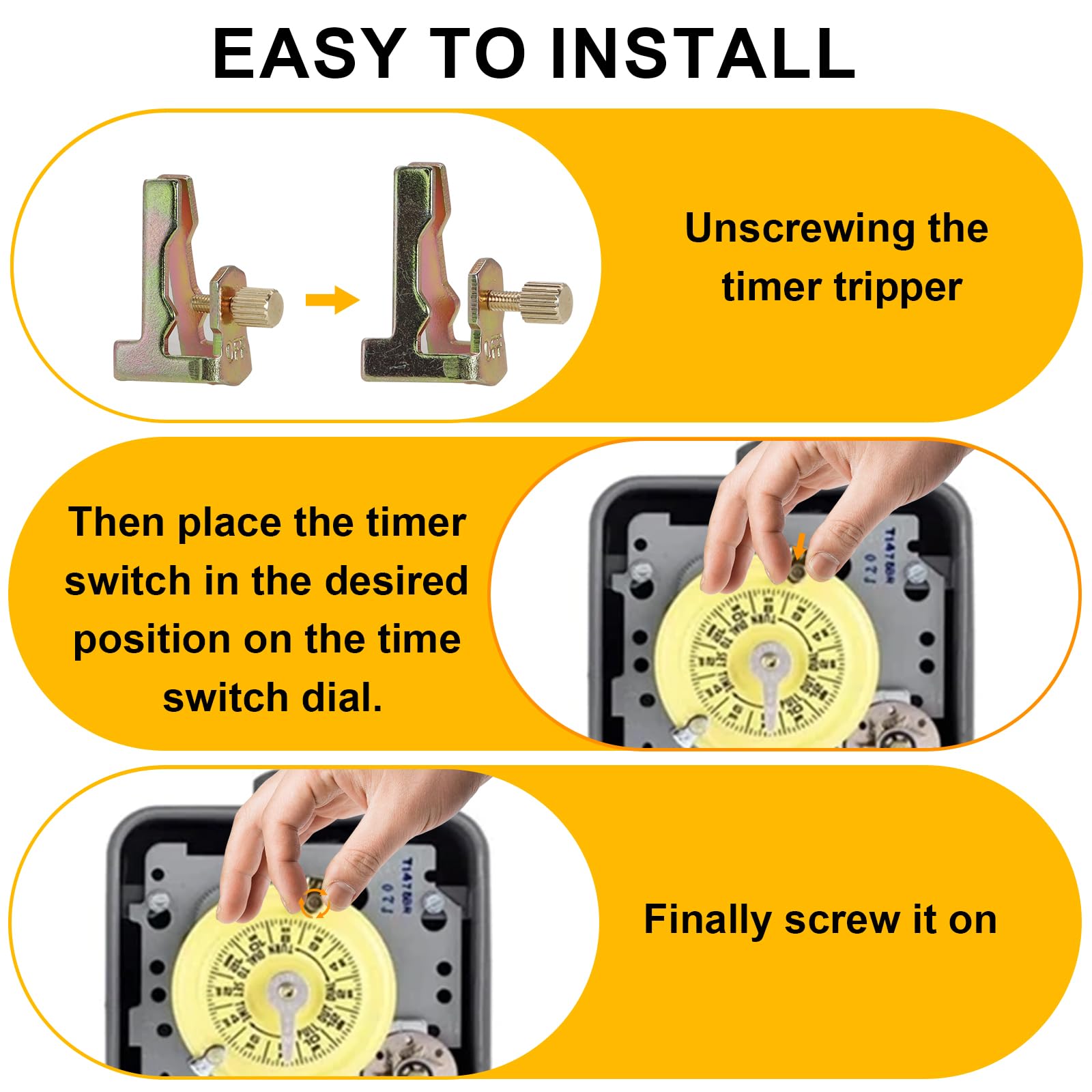 Lenpestia easy-install clip-tripper for precise on/off scheduling.