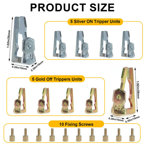 Lenpestia Interamic T100-compatible trippers ensure quick compatibility and straightforward installation.