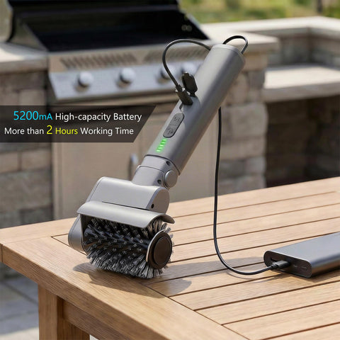 Lenzhan safe-lock bristles prevent shedding during heavy grilling
