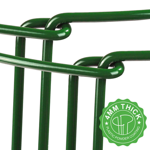 LEOBRO green-coated stake blends with plants for discreet support