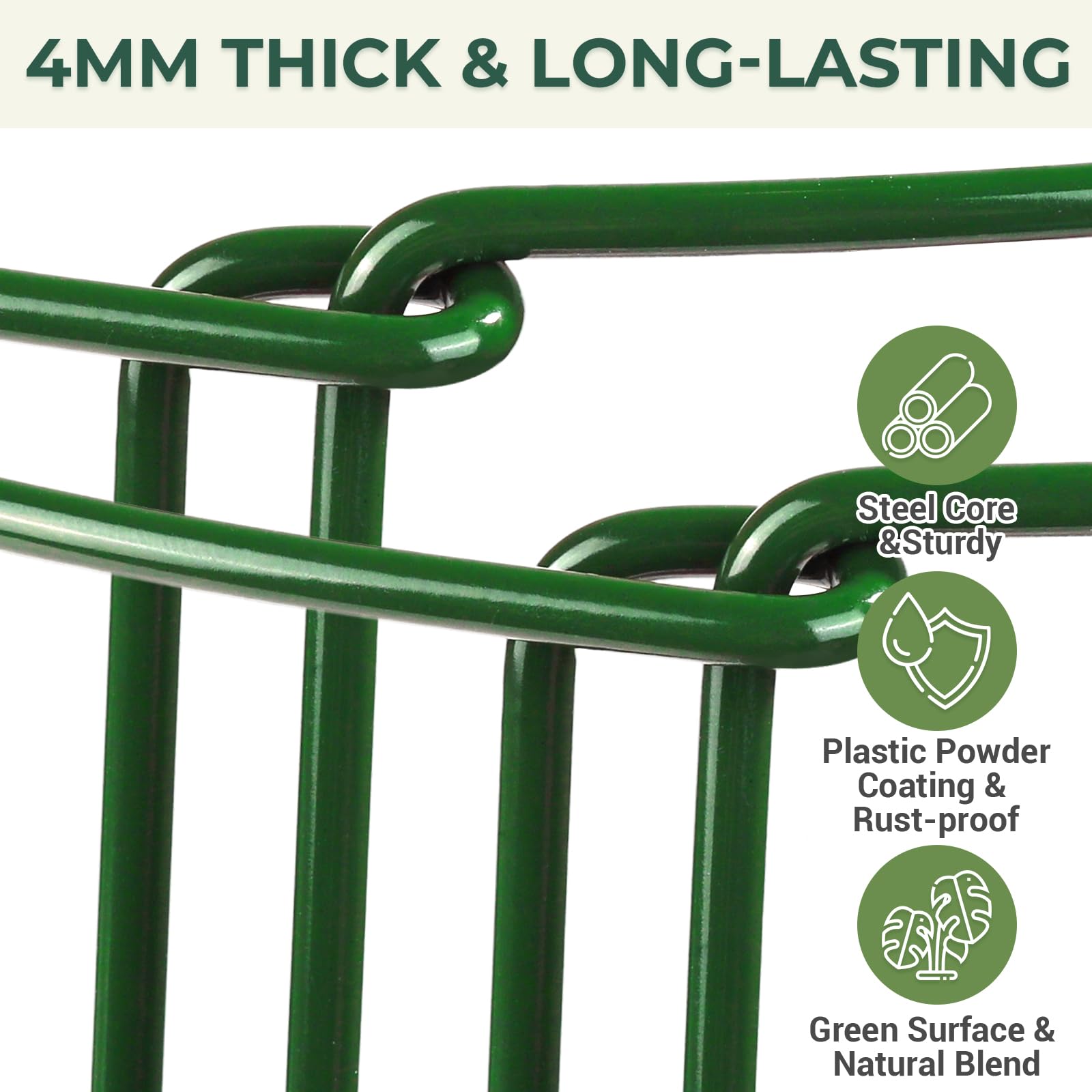 LEOBRO hydrangea support cage helps maintain bloom shape