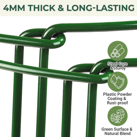 LEOBRO hydrangea support cage helps maintain bloom shape