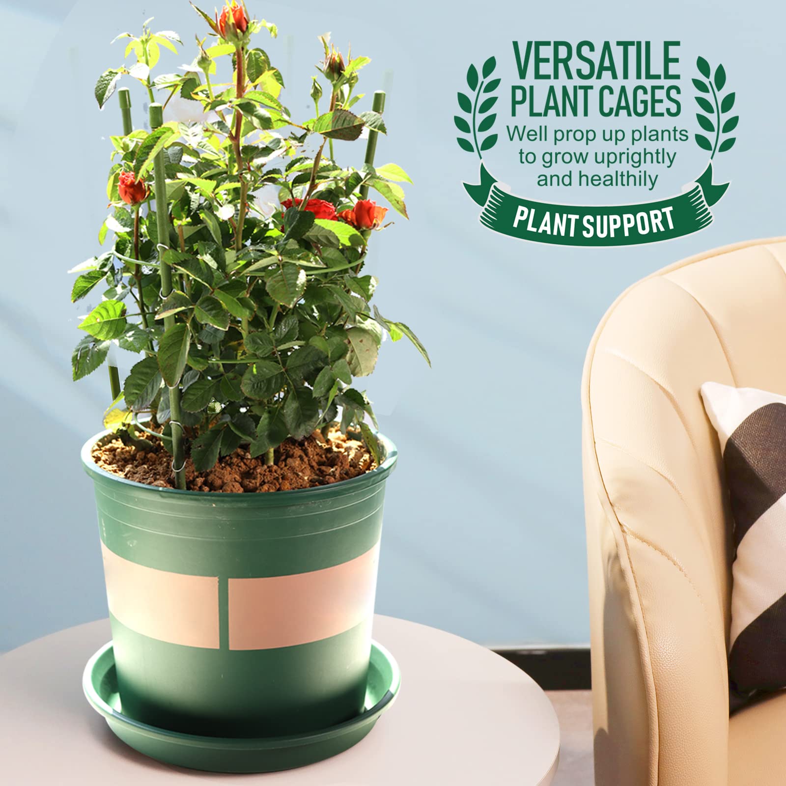 LEOBRO indoor-outdoor plant support kit suits seedlings.