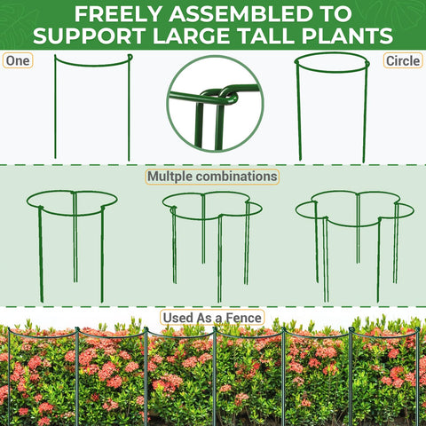 LEOBRO indoor-outdoor use stakes versatile for houseplants and gardens
