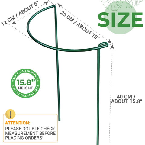 LEOBRO peony cage supports heavy blossoms and prevents flopping