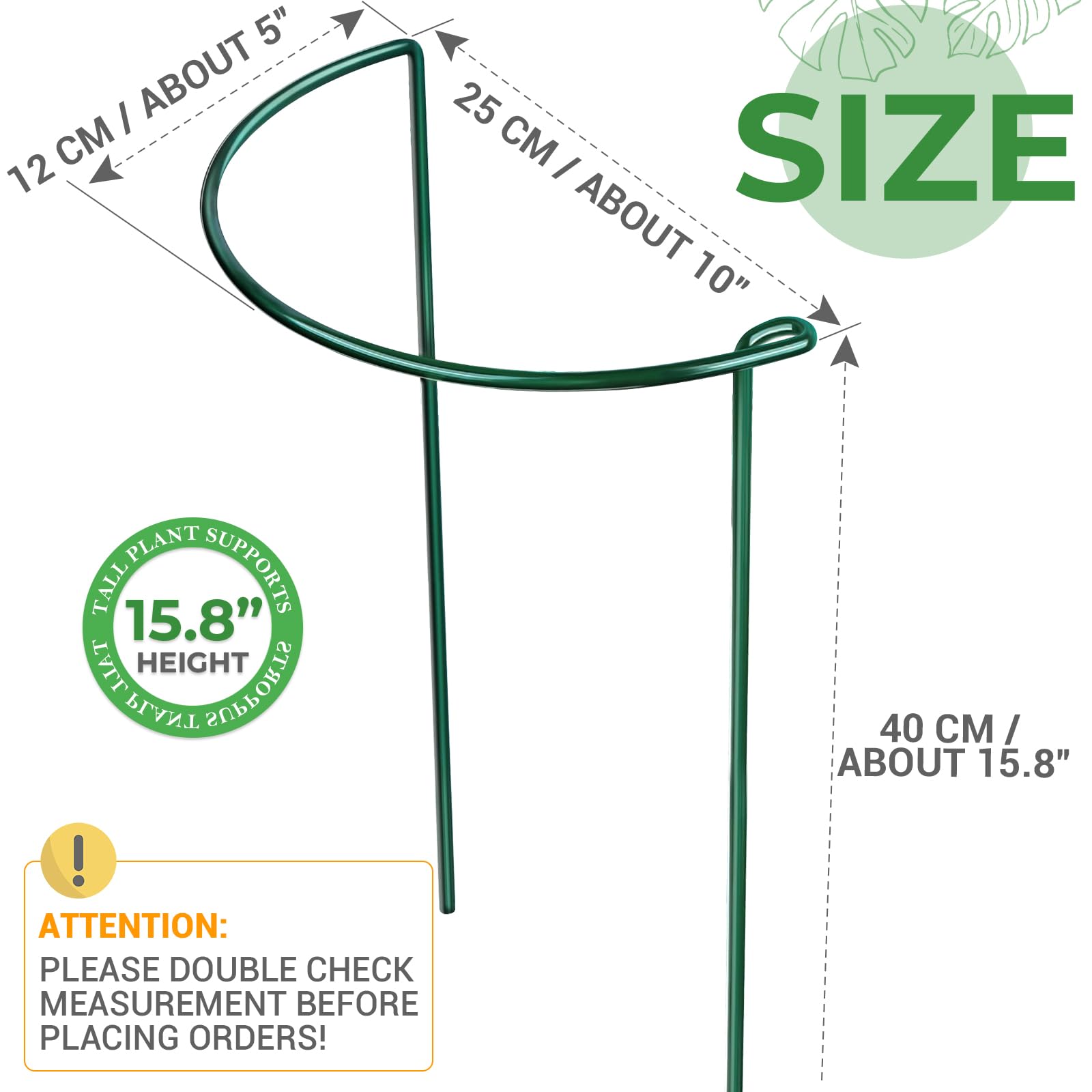 LEOBRO tomato cage-stake combo keeps vines tidy and off the ground.