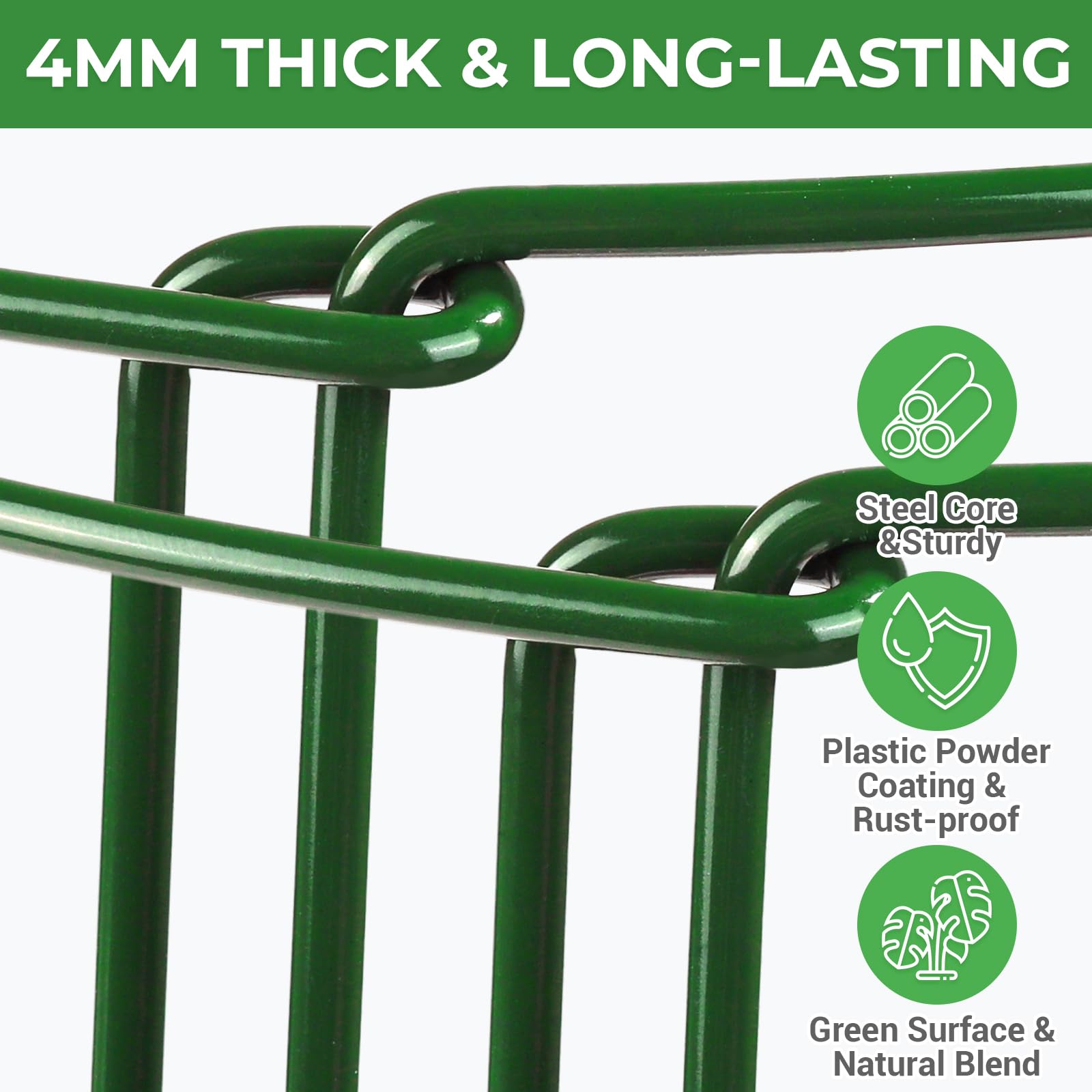 LEOBRO tomato support cage keeps vines organized and improves airflow