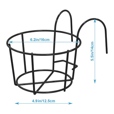 Leoenir easy-installation planter hangs without tools on railing